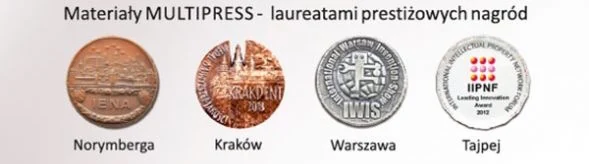 Materiały MULTIPRESS – laureatami prestiżowych nagród